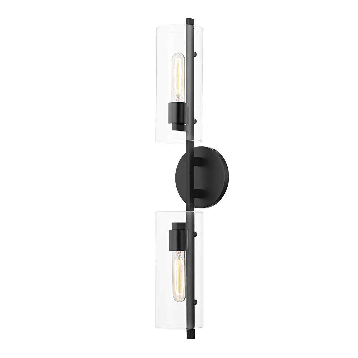 Ariel Wall Sconce | Mitzi Lighting - H326102-SBK