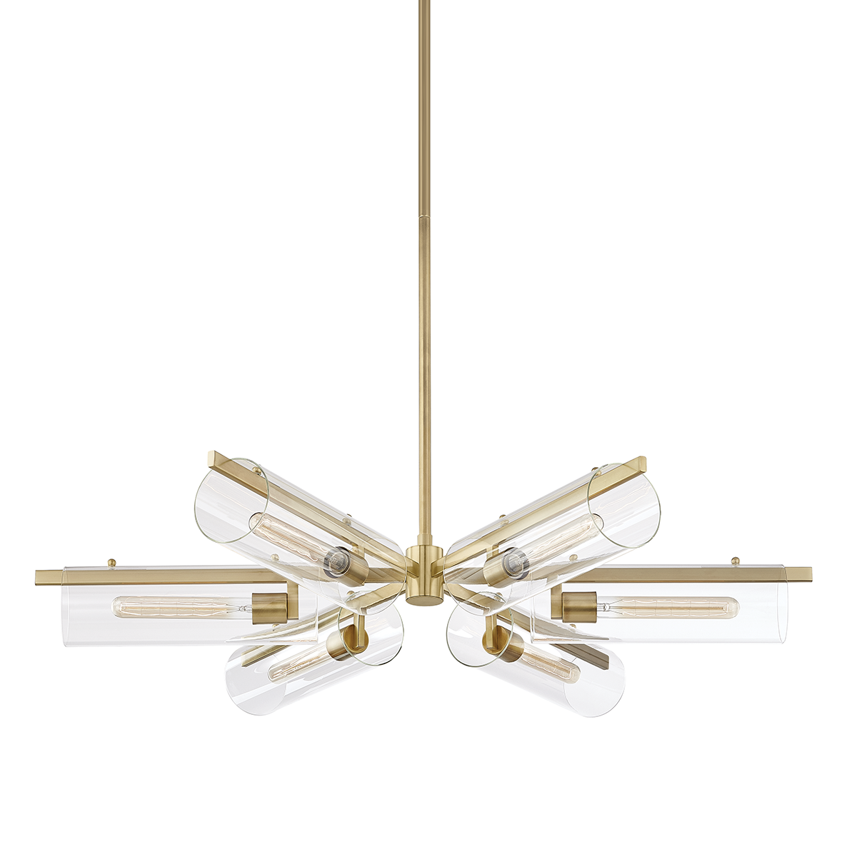 Ariel Chandelier | Mitzi Lighting - H326806-AGB