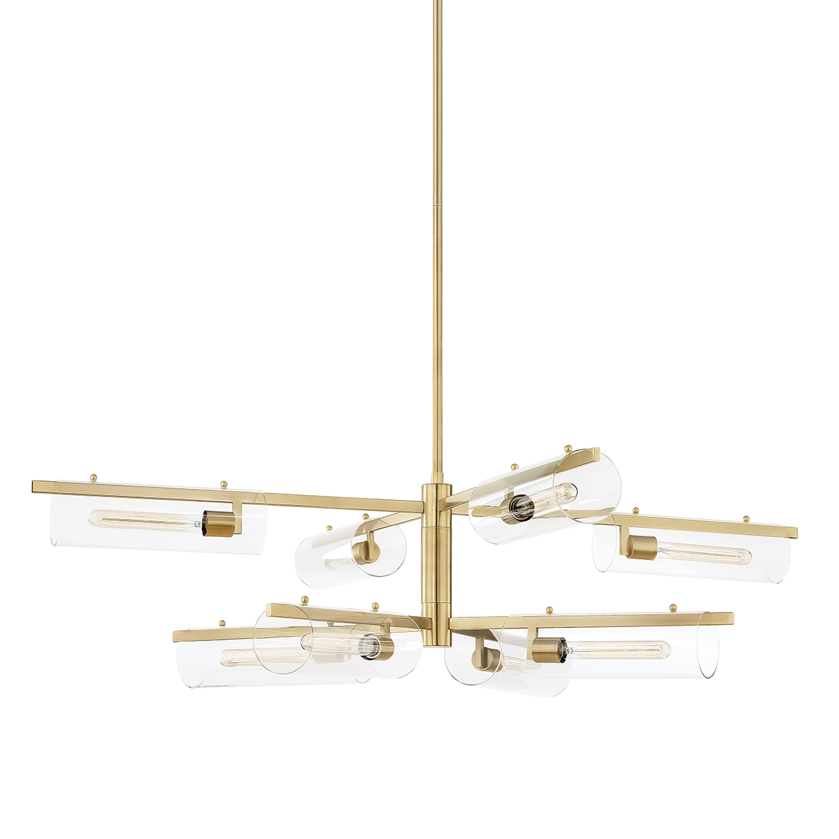 Ariel Chandelier | Mitzi Lighting - H326808-AGB