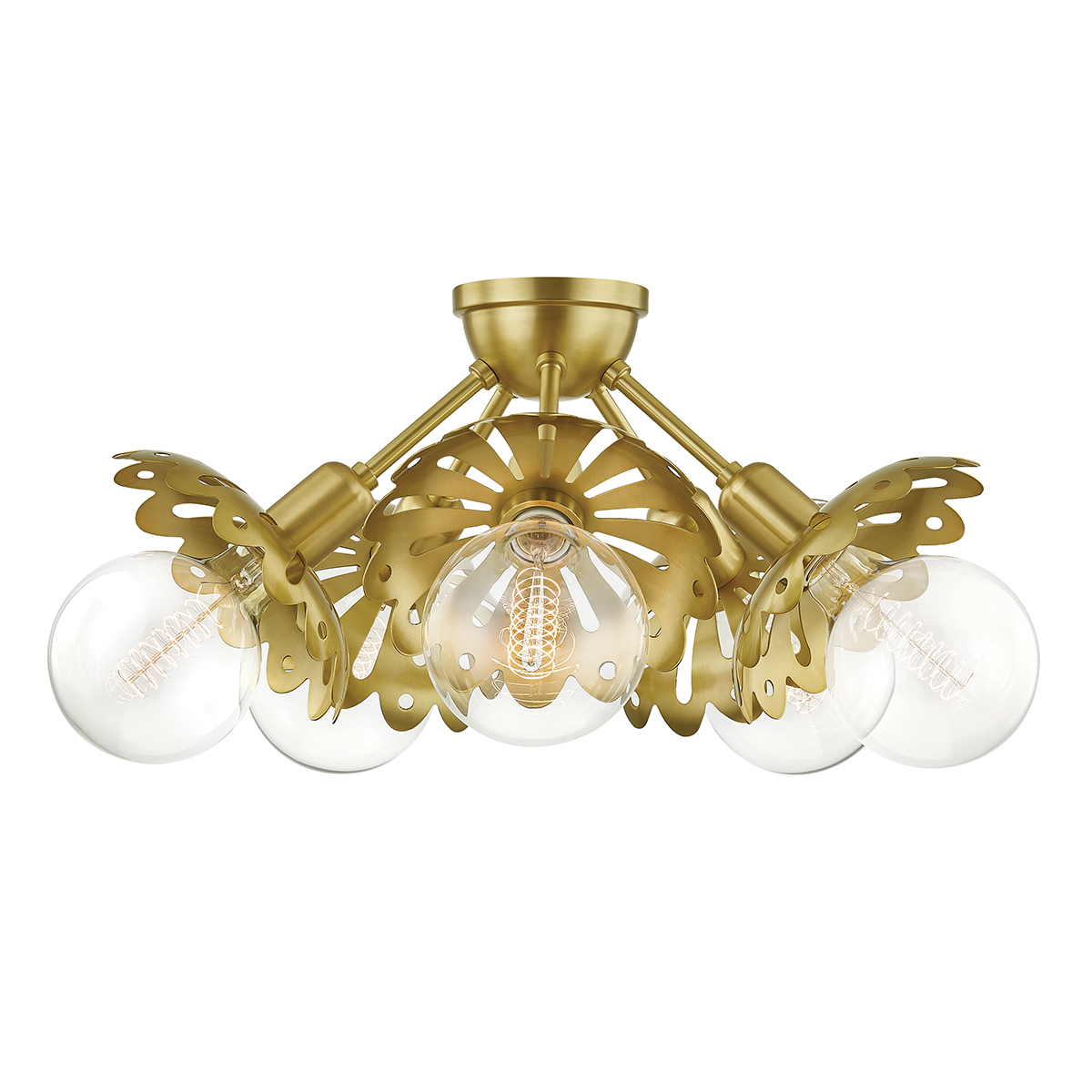 Alyssa Semi Flush | Mitzi Lighting - H353605-AGB