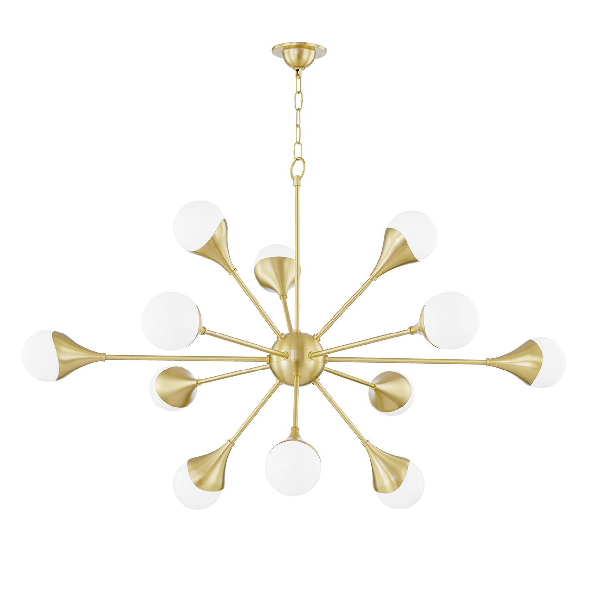 Ariana Chandelier | Mitzi Lighting - H375812-AGB