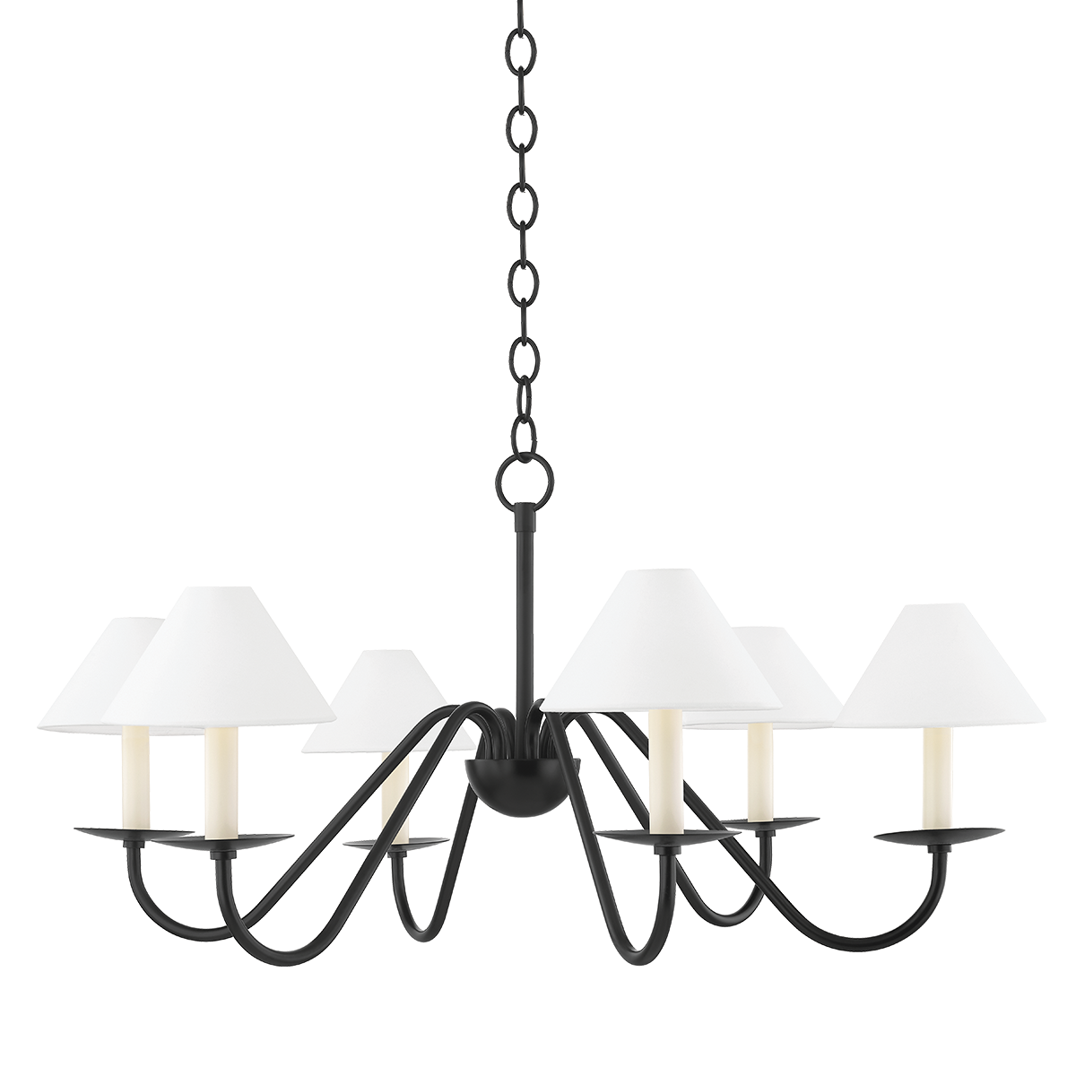 Lenore Chandelier | Mitzi Lighting - H464806-SBK