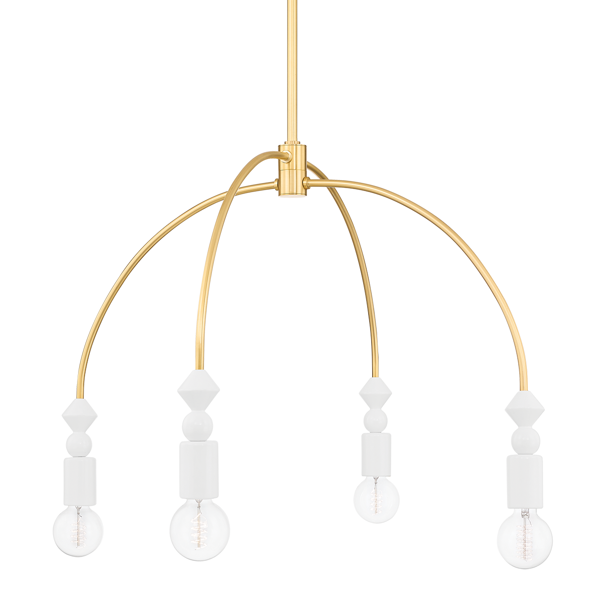 Flora Chandelier | Mitzi Lighting - H471804-AGB