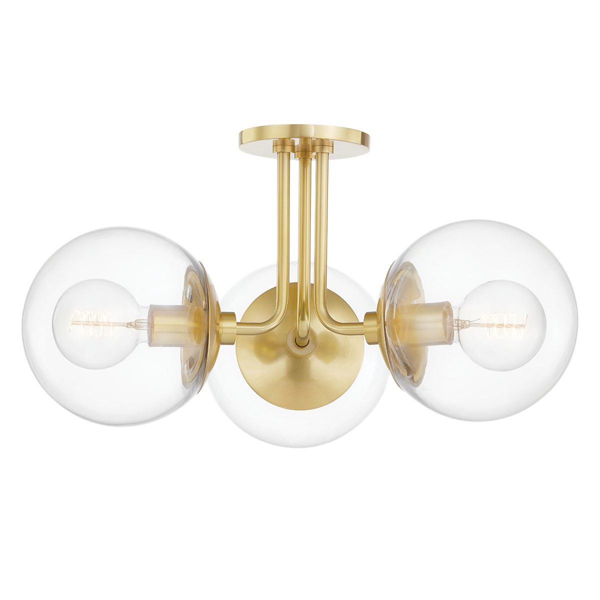 Meadow Semi Flush | Mitzi Lighting - H503603-AGB