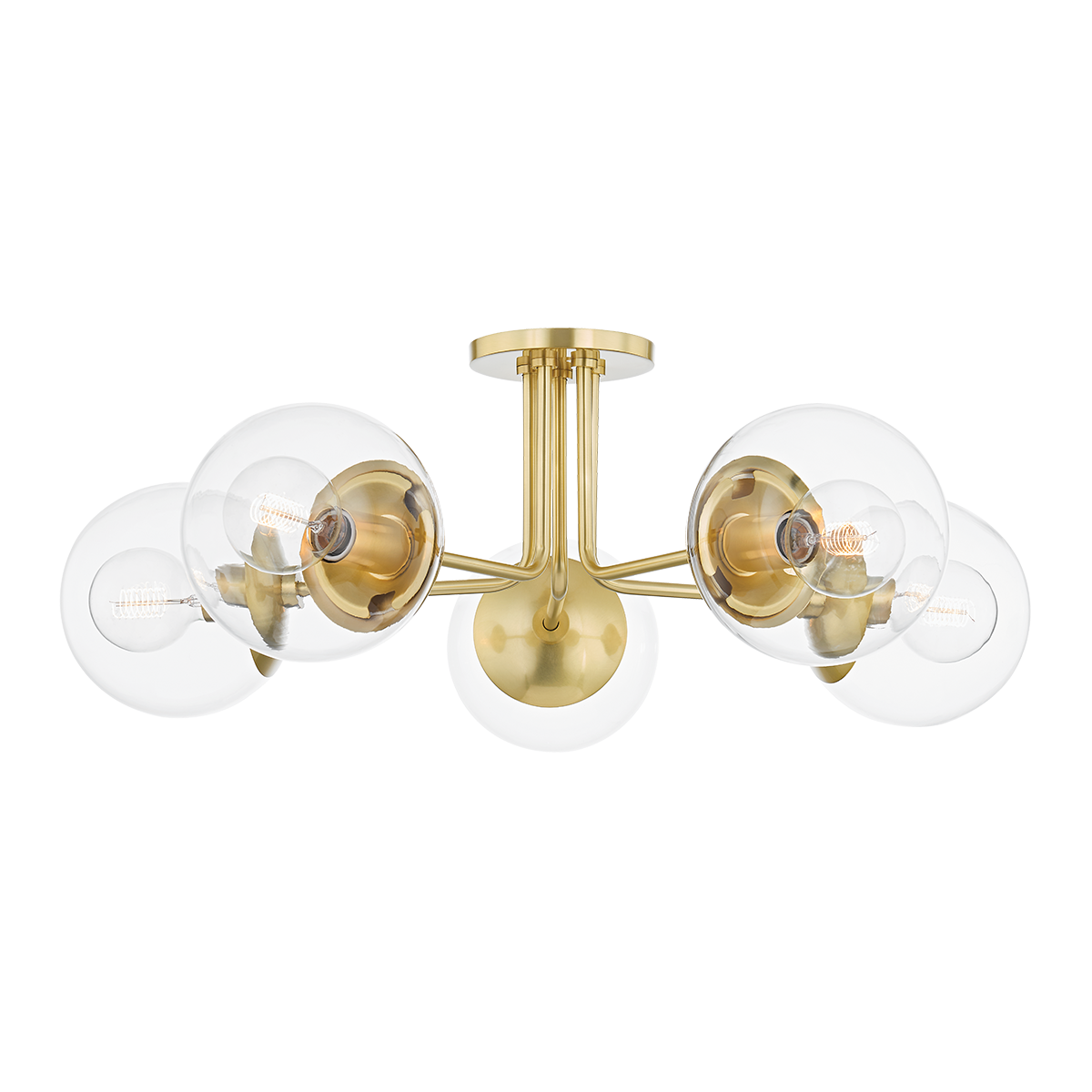 Meadow Semi Flush | Mitzi Lighting - H503605-AGB