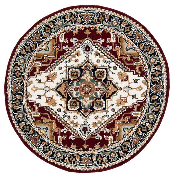 Safavieh Heritage 625 Rug, HG625 - Ivory / Red