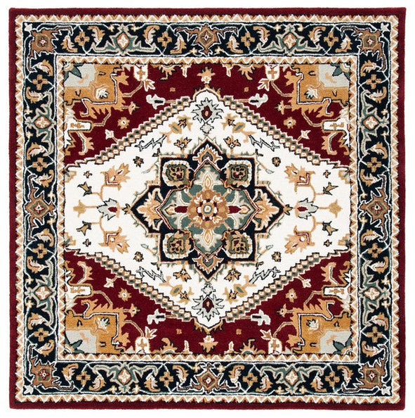 Safavieh Heritage 625 Rug, HG625 - Ivory / Red