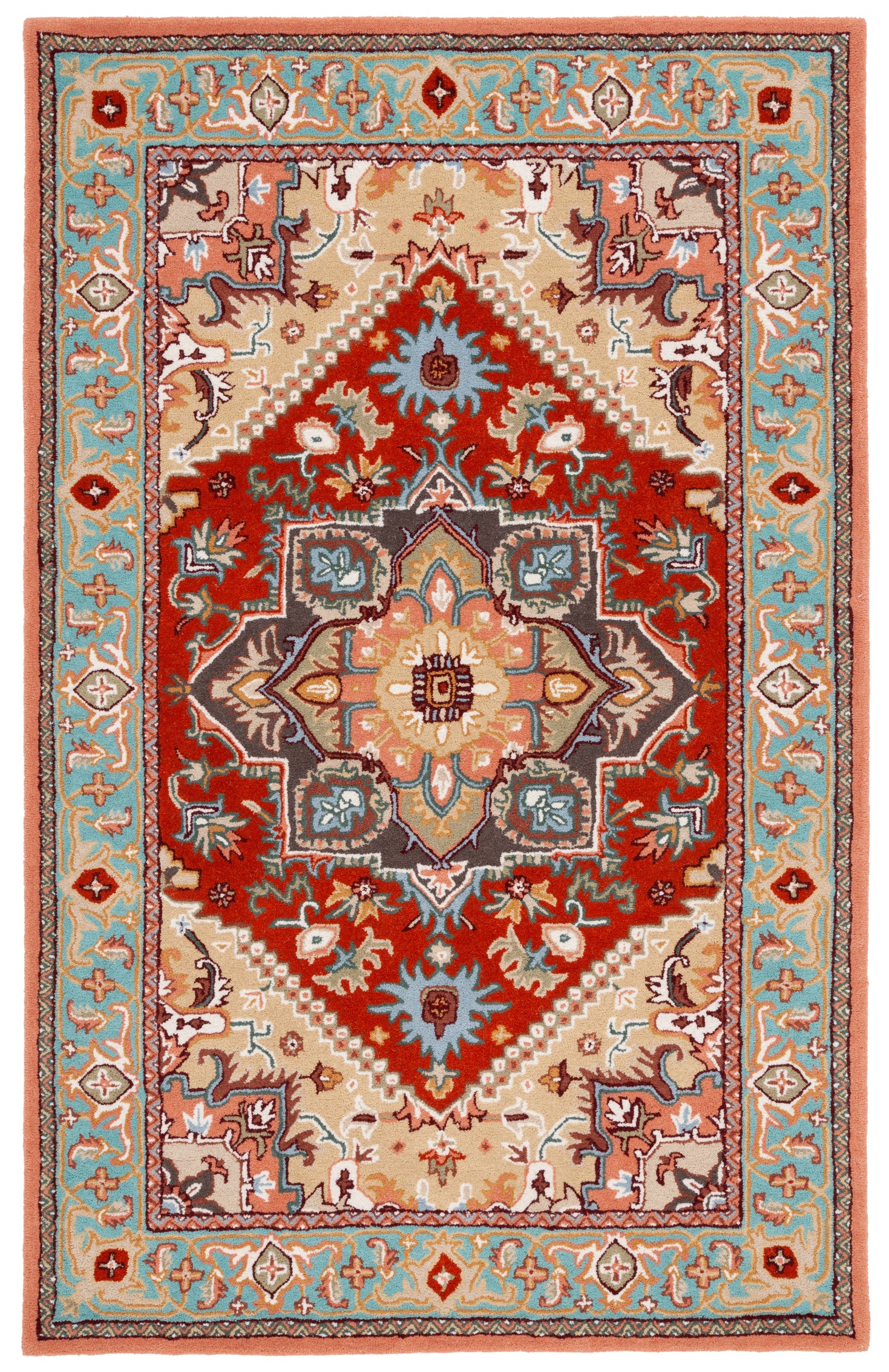 Safavieh Heritage 625 Rug, HG625 - Red / Pink