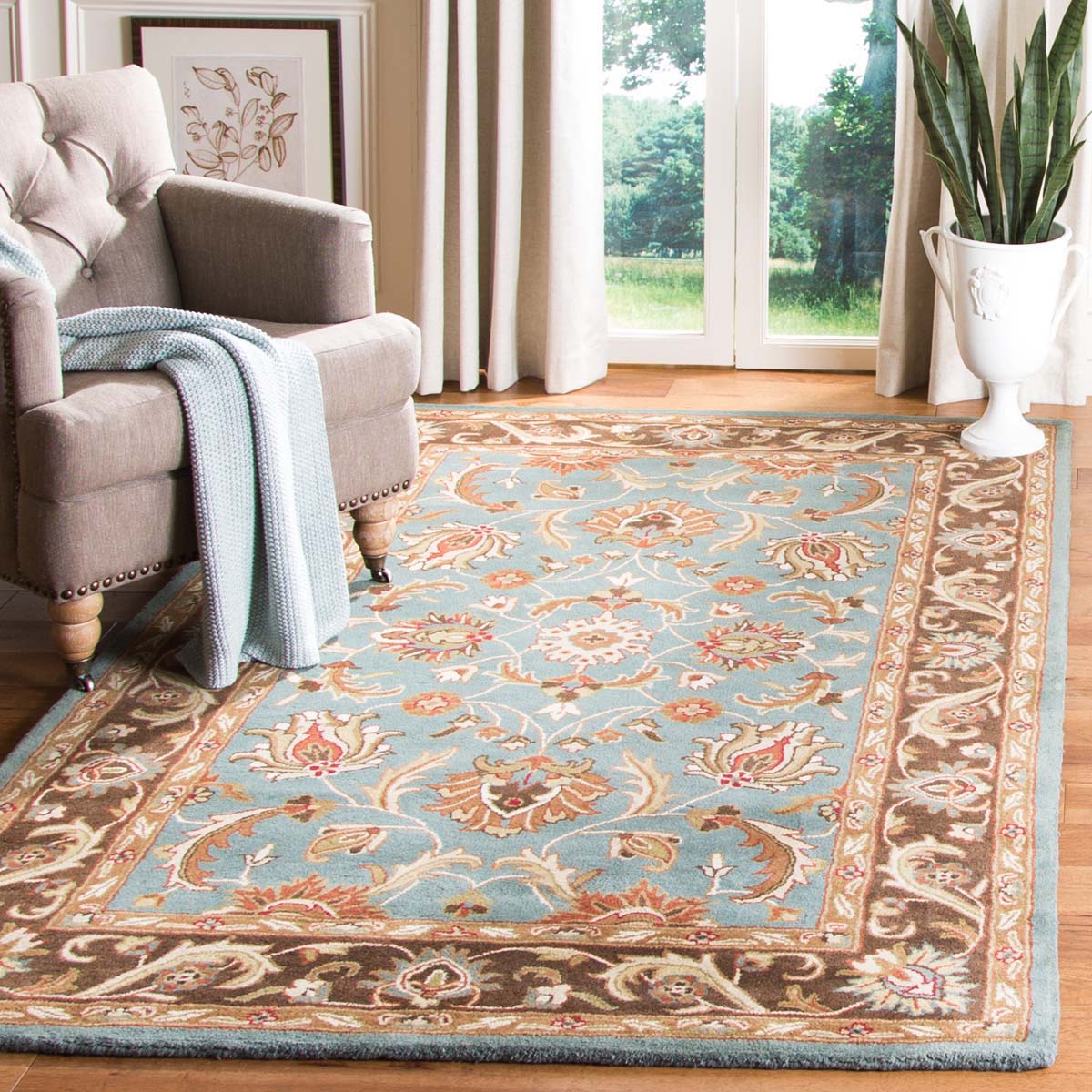 Safavieh Heritage 12A Rug, HG812A - Blue / Brown