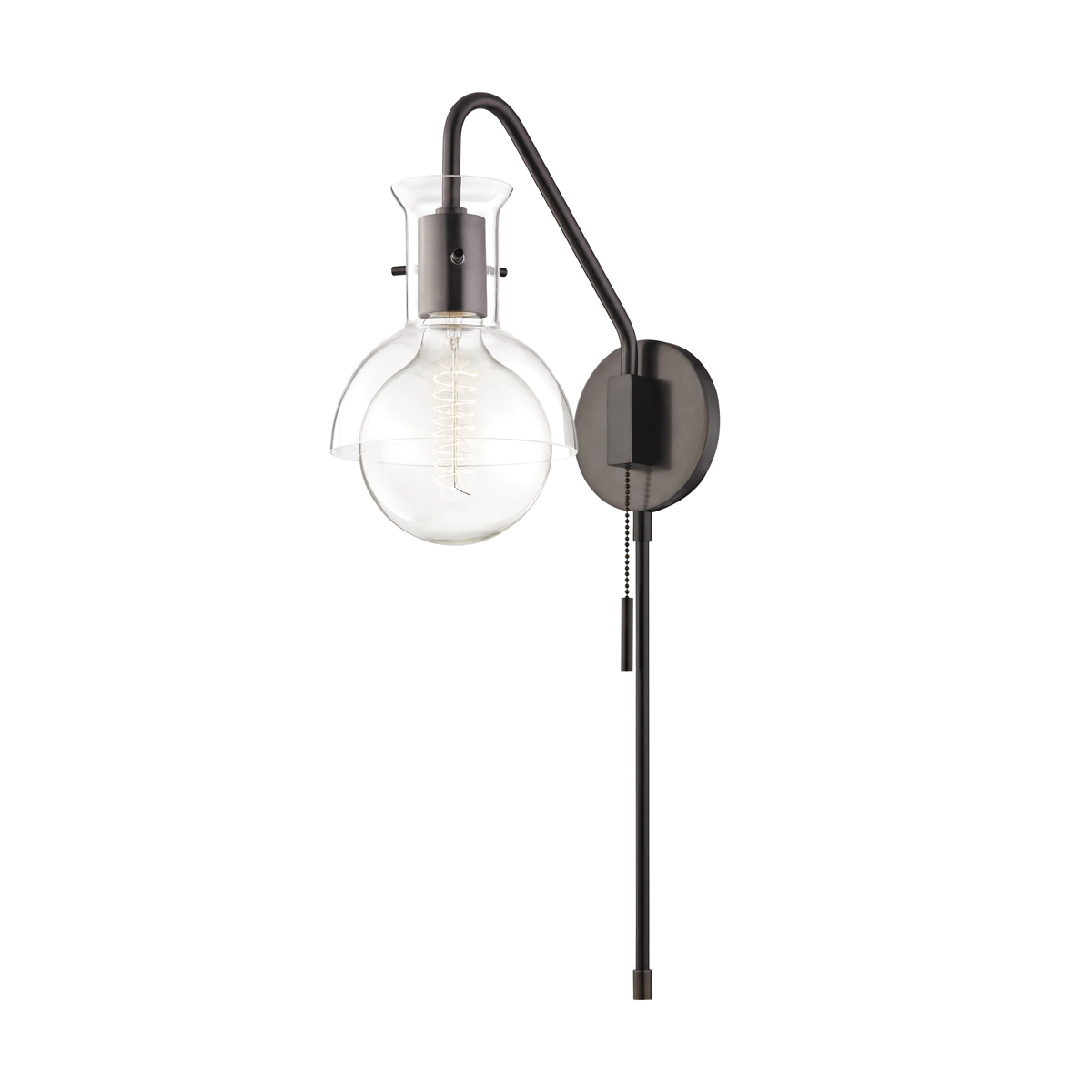 Riley Plug-in Sconce | Mitzi Lighting - HL111101G-OB