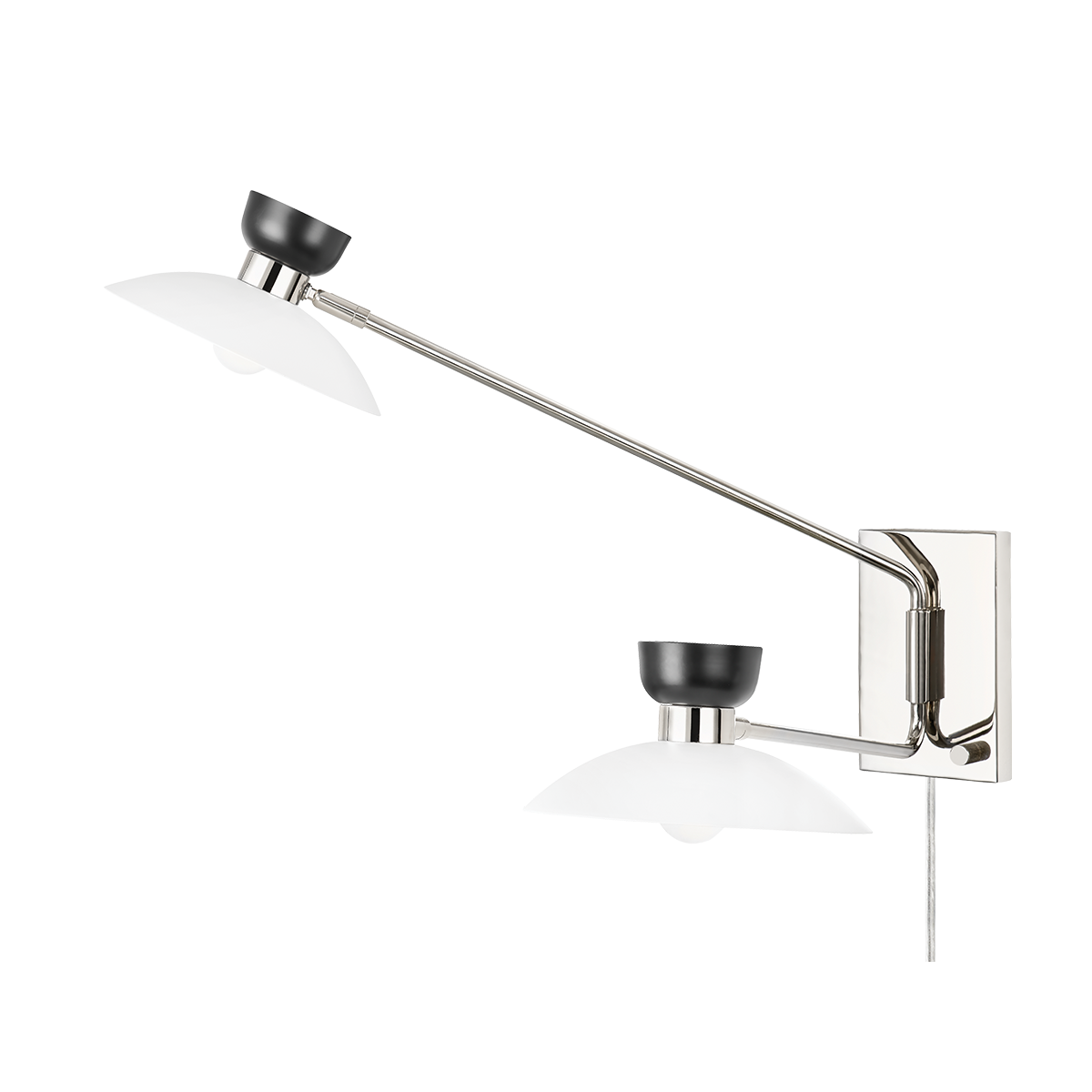 Whitley Plug-in Sconce | Mitzi Lighting - HL481202-PN