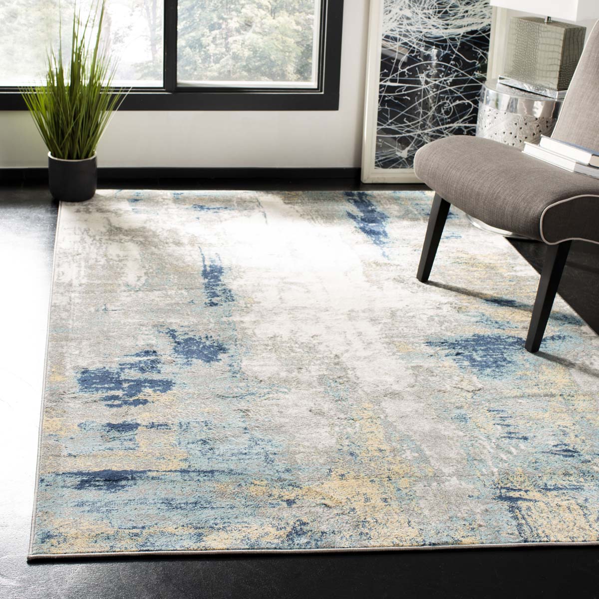 Safavieh Jasper 101 Rug, JSP101 - Grey / Gold