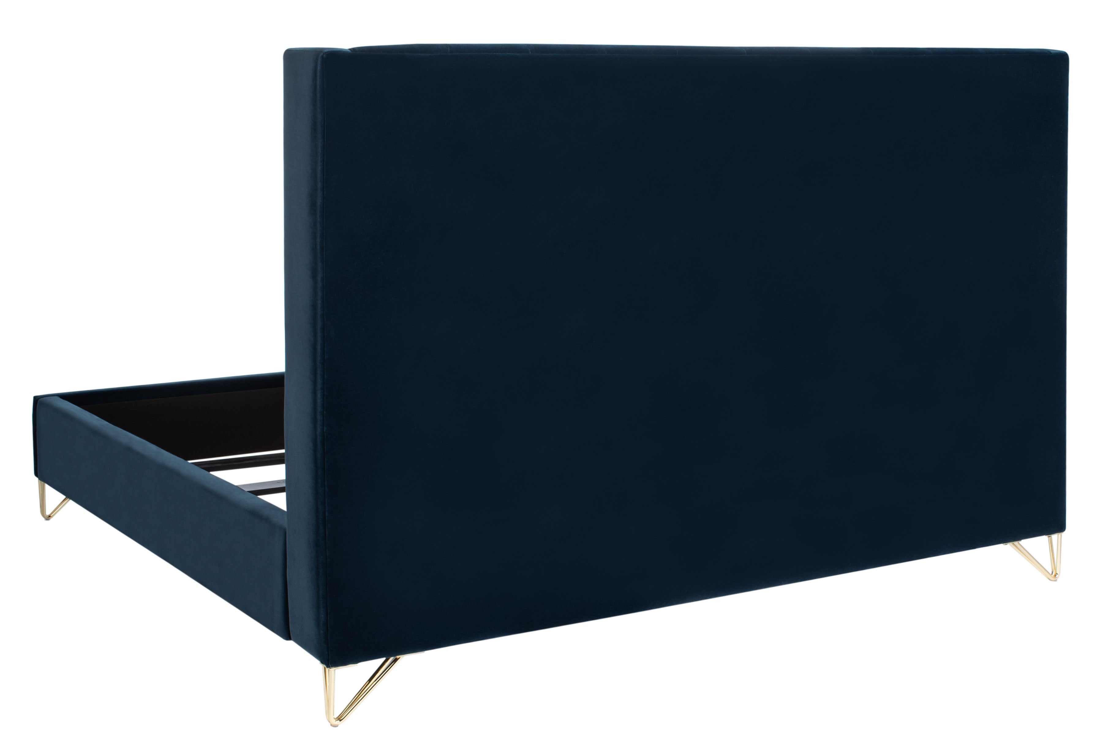 Safavieh Couture Hiawatha Metal Bed, KNT4092 - Midnight Blue