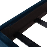 Safavieh Couture Hiawatha Metal Bed, KNT4092 - Midnight Blue