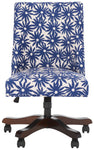 Safavieh Scarlet Desk Chair , MCR1028 - Navy Flower