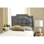 Safavieh Sapphire Tufted Linen Headboard  , MCR4047 - Grey