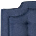 Safavieh Sapphire Tufted Linen Headboard  , MCR4047 - Navy