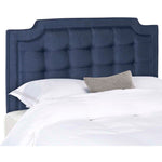 Safavieh Sapphire Tufted Linen Headboard  , MCR4047 - Navy