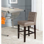 Safavieh Thompson 23.9 Leather Counter Stool , MCR4511 - Clay