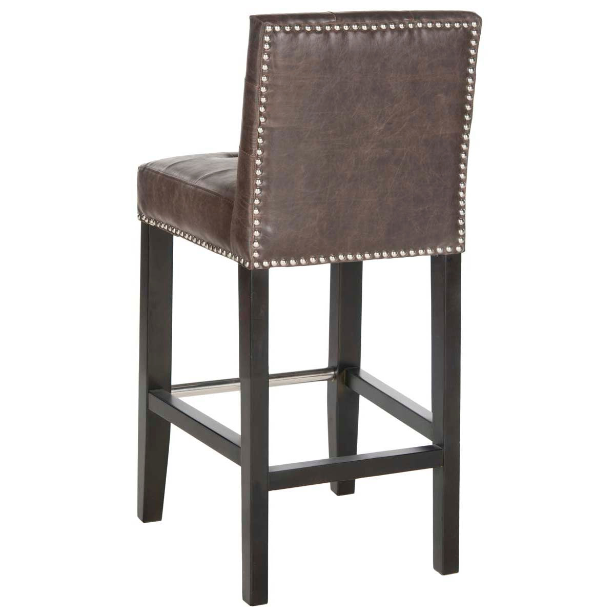 Safavieh Thompson 23.9 Leather Counter Stool , MCR4511 - Antique Brown