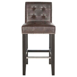 Safavieh Thompson 23.9 Leather Counter Stool , MCR4511 - Antique Brown