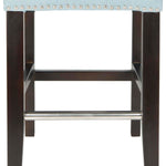 Safavieh Thompson 23.9 Leather Counter Stool , MCR4511 - Sky Blue