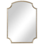 Home Decor Arched Mirror - Antique Golden Champagne