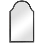 Home Decor Hammered Metal Mirror - Black