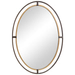 Home Decor Double Frame Mirror - Bronze/gold