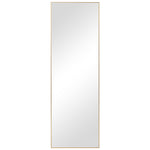 Decor Market Contemporary Thin Frame Mirror - Gold