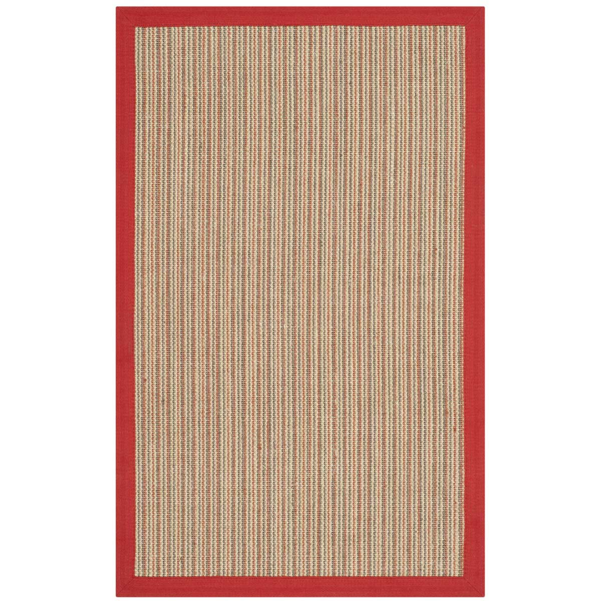 Safavieh Natural Fiber 42B Rug, Nf442B - Rust / Rust