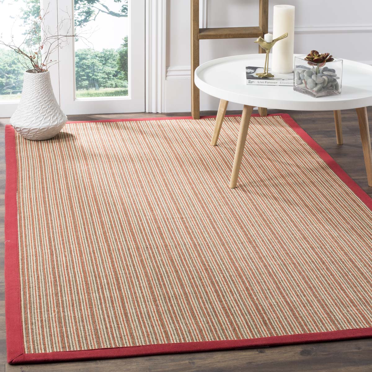 Safavieh Natural Fiber 42B Rug, Nf442B - Rust / Rust