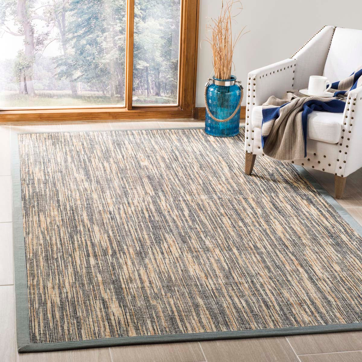 Safavieh Natural Fiber 74B Rug, NF474B - NATURAL / GREY