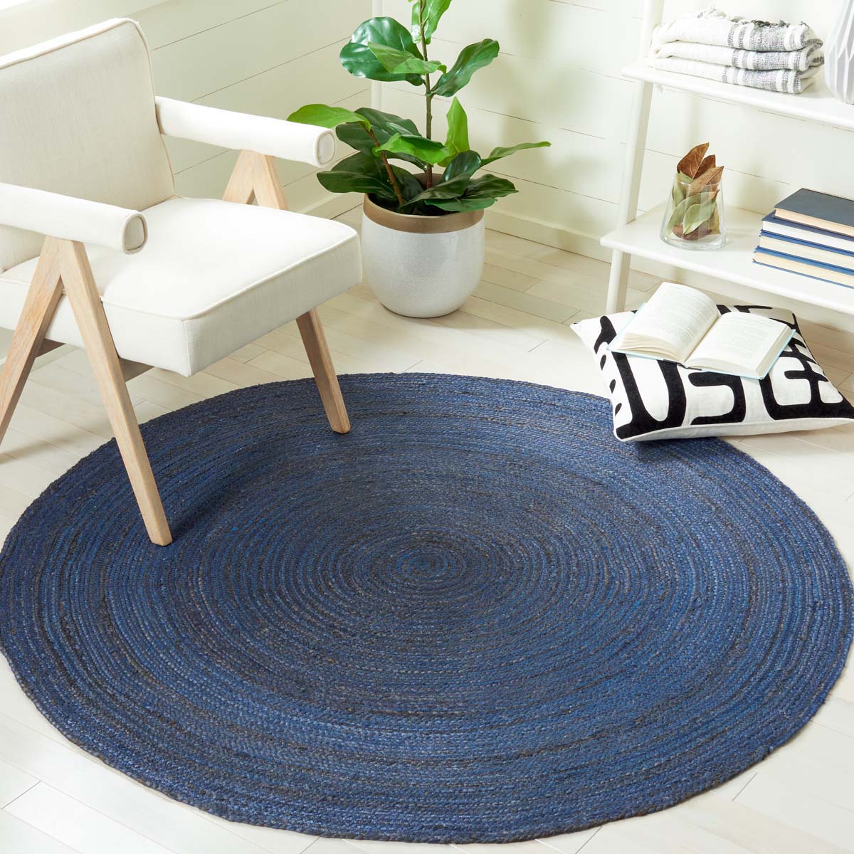 Safavieh Natural Fiber 901 Rug, NFB901 - NAVY / BLUE