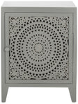 Safavieh Tybalt 2 Shelf 1 Door Nightstand, NST5308 - Grey