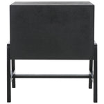 Safavieh Tiona 2 Drawer Nightstand, NST6605 - Black / Brown