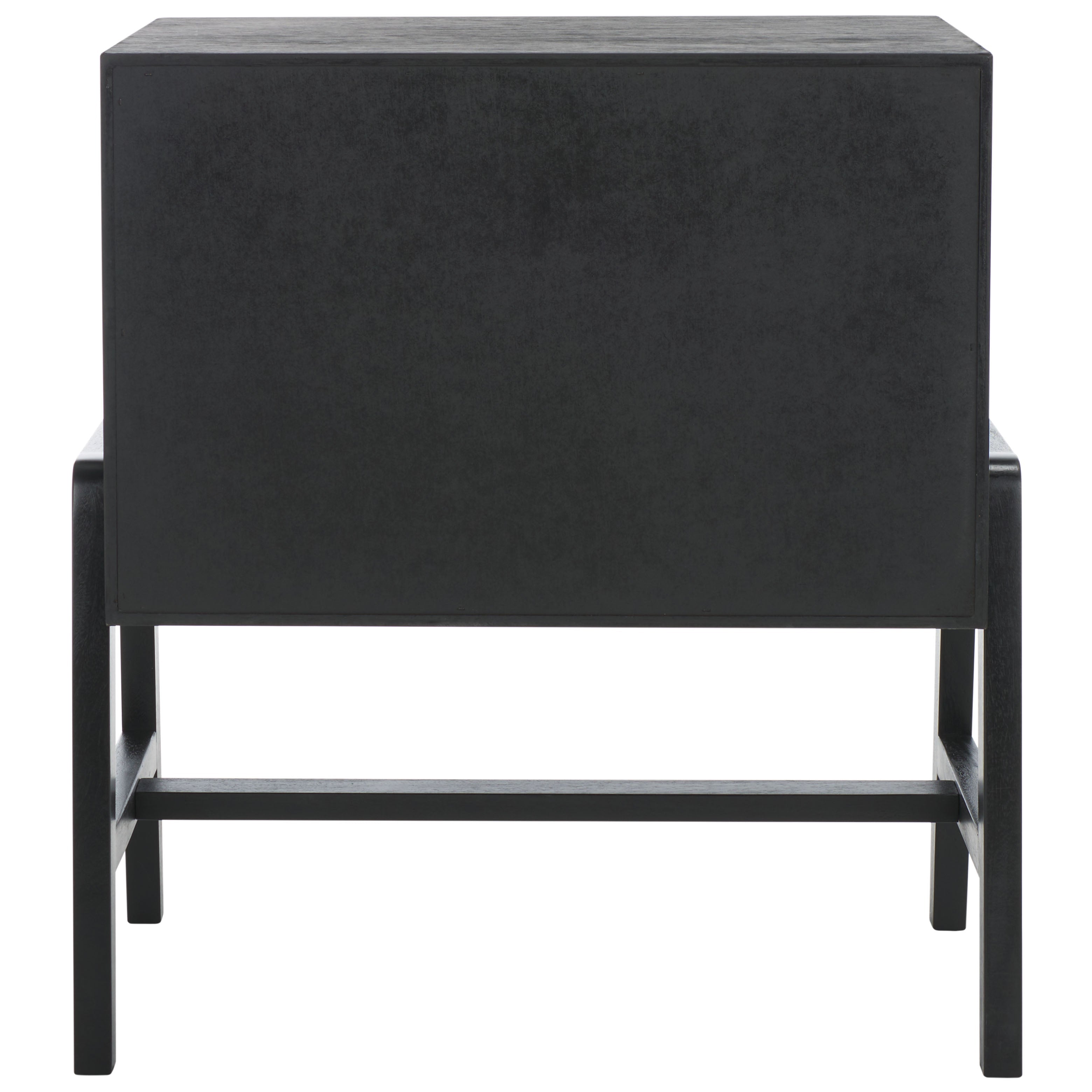 Safavieh Tiona 2 Drawer Nightstand, NST6605 - Black / Brown