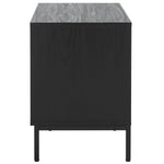 Safavieh Lylia 2 Drawer Nightstand, NST9605 - Black / Black