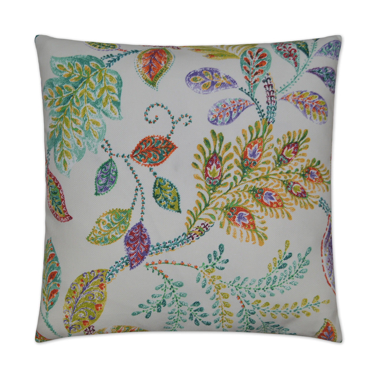 Autumn Leaves Outdoor Throw Pillow | DV KAP