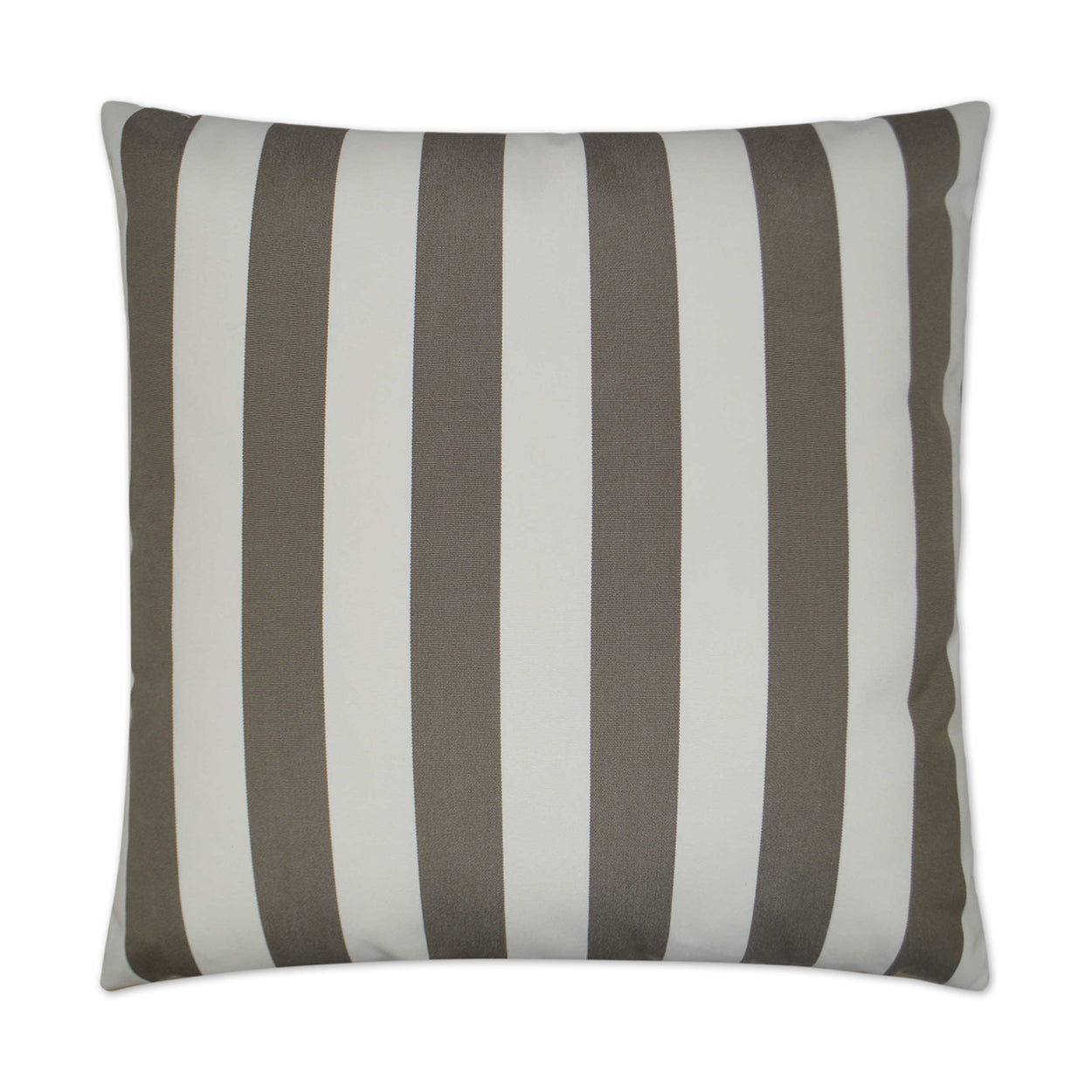 Cafe Stripe Outdoor Throw Pillow - Driftwood | DV KAP