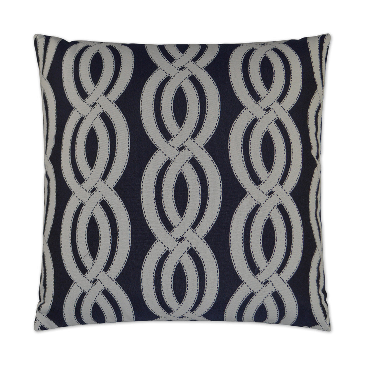 Sea Shore Outdoor Throw Pillow - Navy | DV KAP