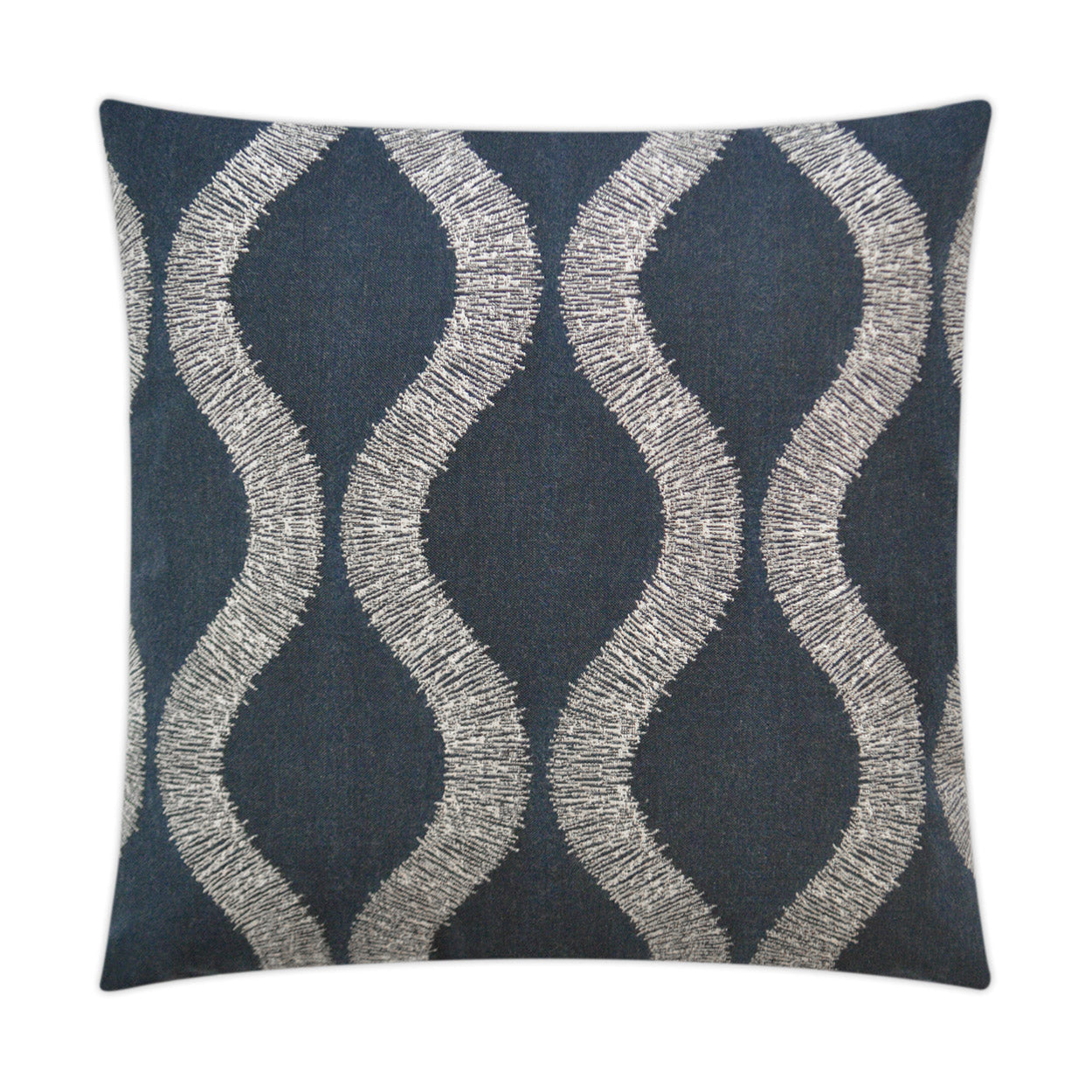 Overlock Outdoor Throw Pillow - Midnight | DV KAP