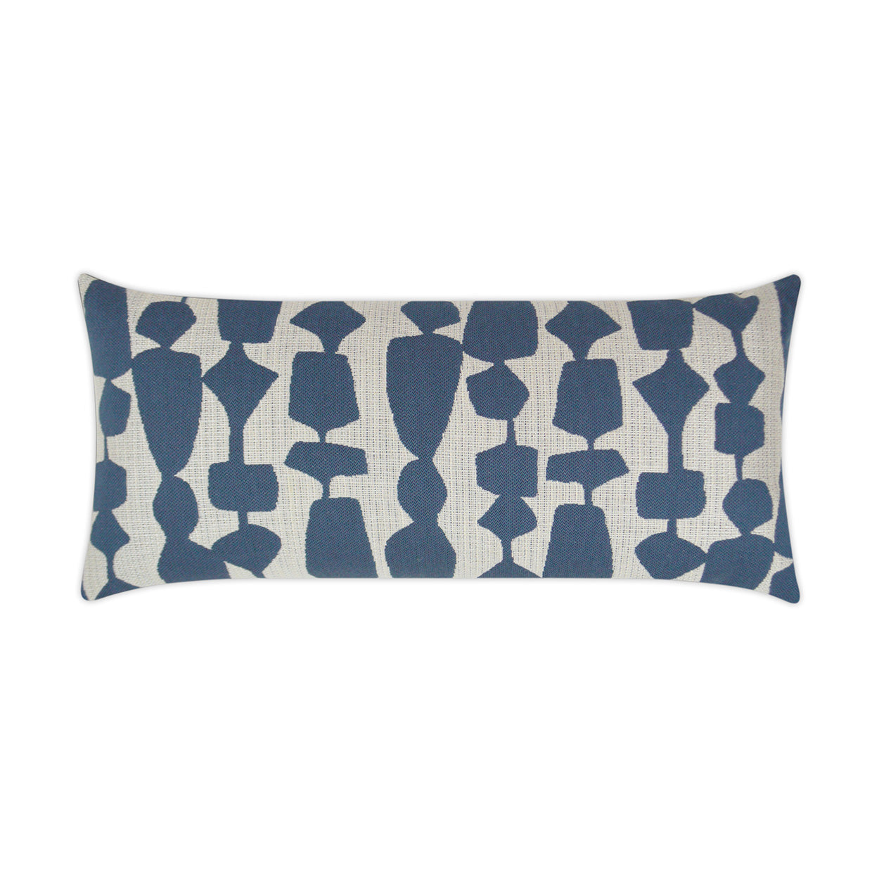 Freya Lumbar Outdoor Throw Pillow - Denim | DV KAP