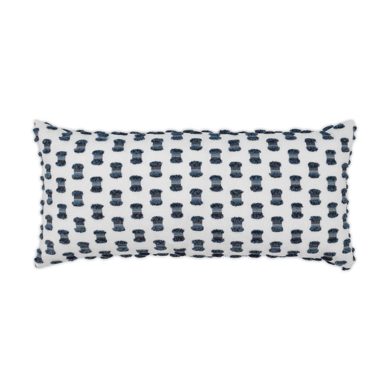 Fifi Lumbar Outdoor Throw Pillow - Indigo | DV KAP