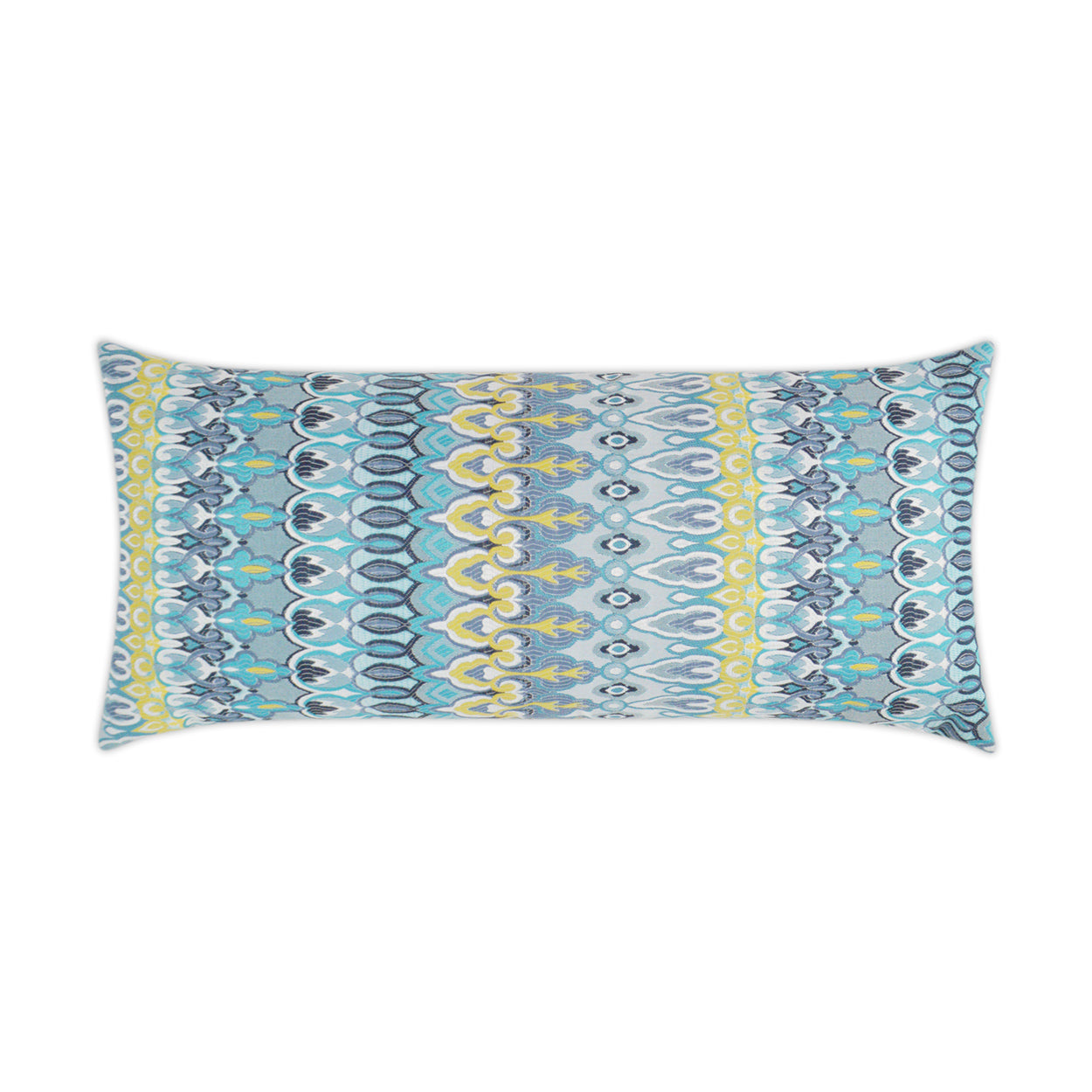 Kanthum Lumbar Outdoor Throw Pillow - Turquoise | DV KAP