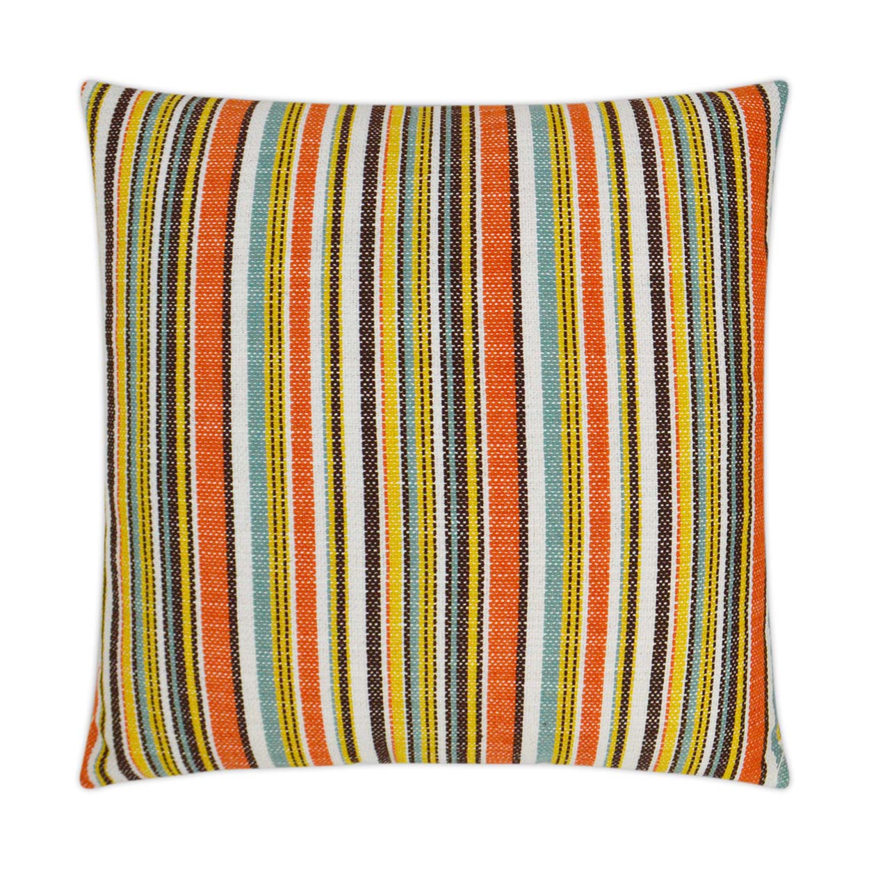 Fancy Stripe Outdoor Throw Pillow - Multi | DV KAP