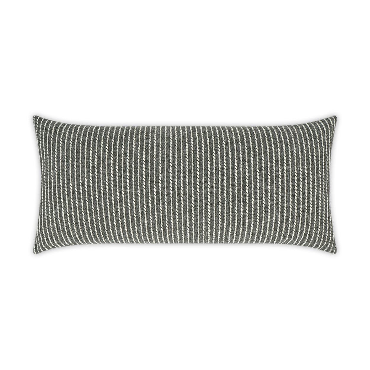 Linus Lumbar Outdoor Throw Pillow - Graphite | DV KAP