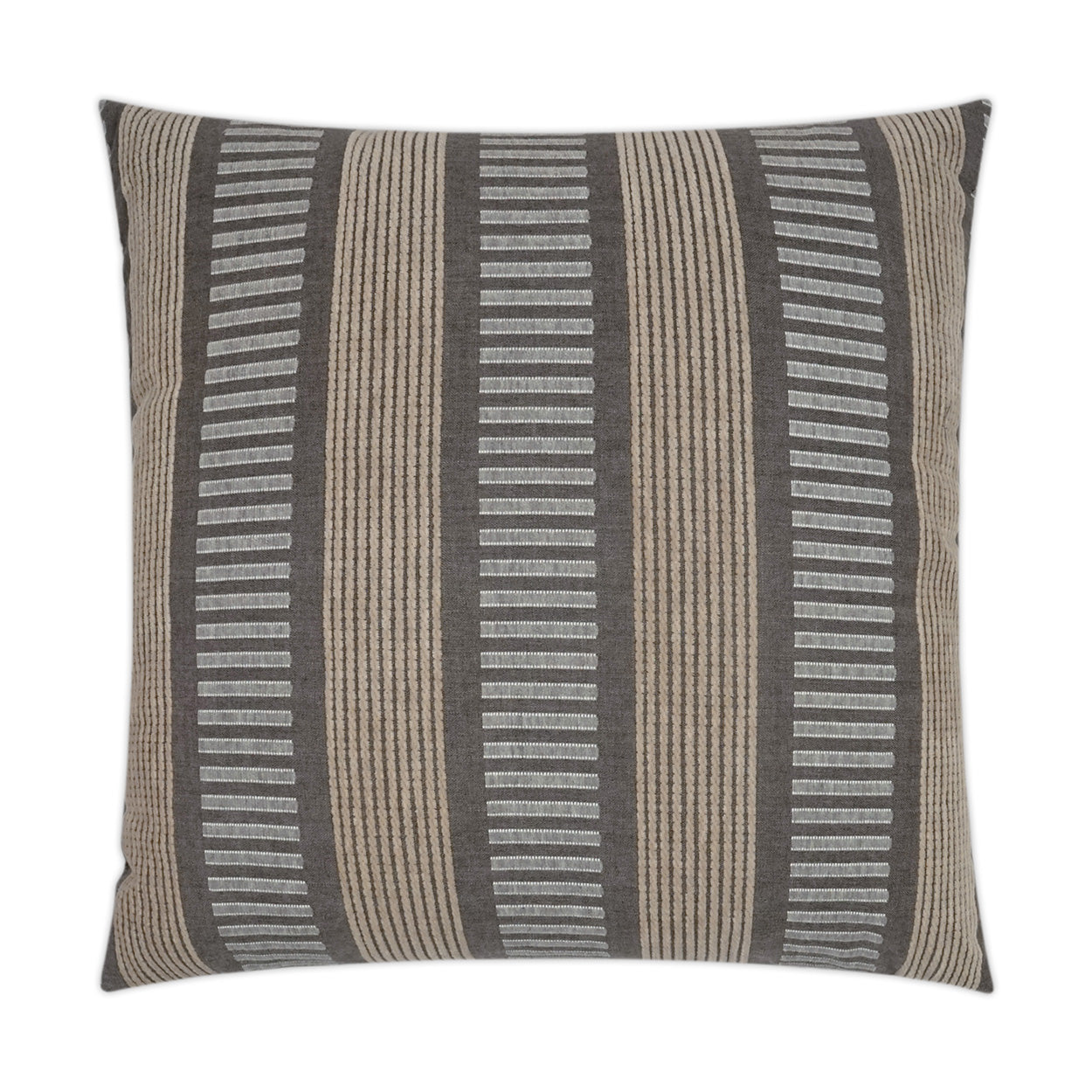 Sideline Outdoor Throw Pillow - Stone | DV KAP