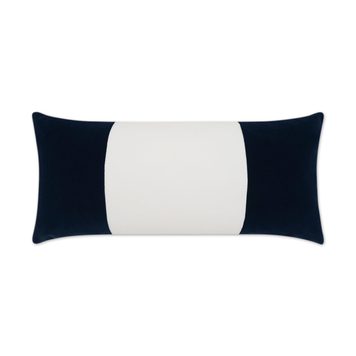 Sundance Band Lumbar Outdoor Throw Pillow - Navy | DV KAP