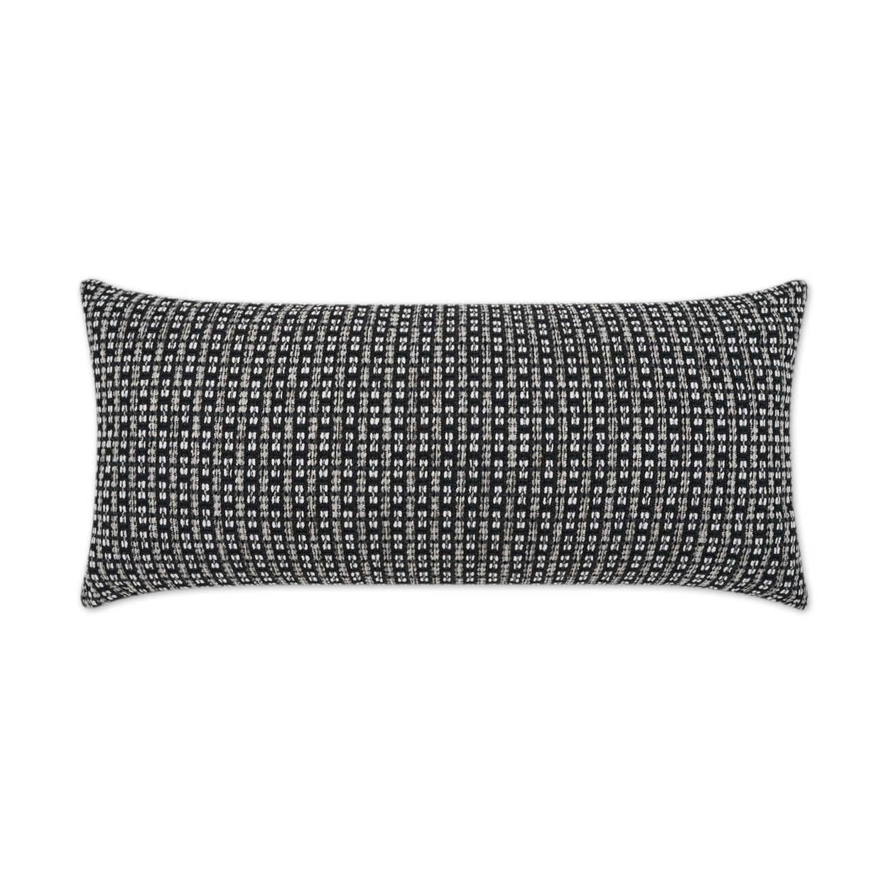 Kittery Lumbar Outdoor Throw Pillow - Ebony | DV KAP